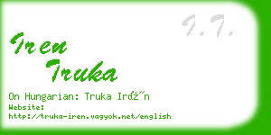 iren truka business card